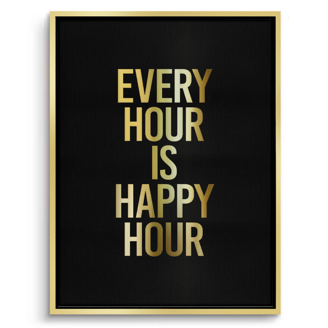 2Every Hour Is Happy Hour - Canvas