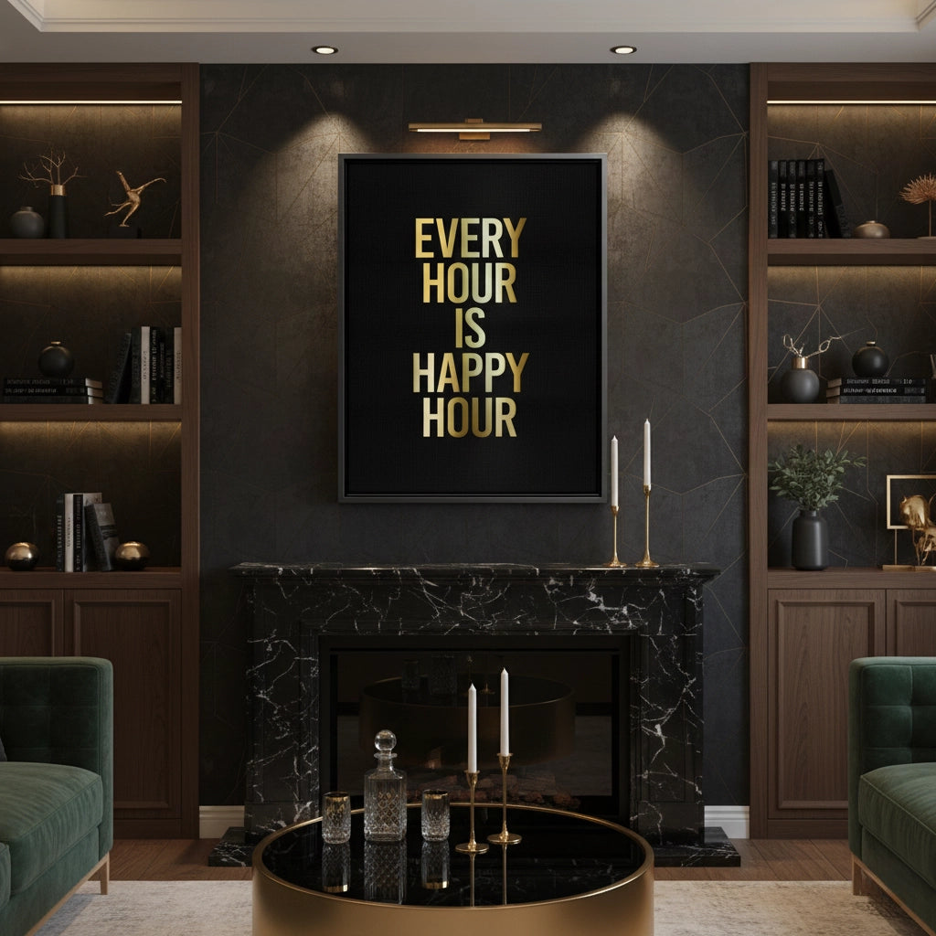 2Every Hour Is Happy Hour - Canvas