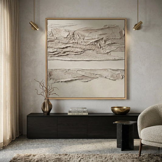 Evokes Nature abstract wall art, nature-inspired design, luxury UAE home decor