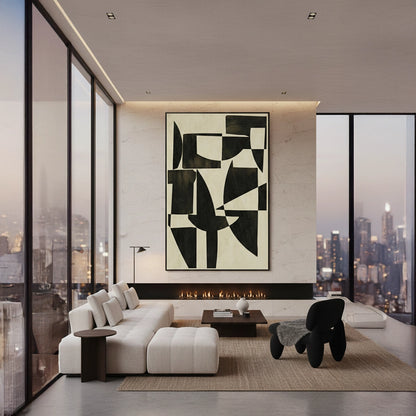 Expressive Neutral Silhouette Painting #ENSI440