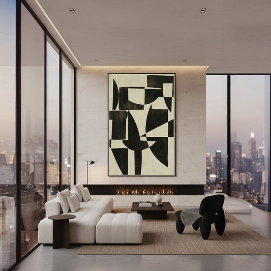 Expressive Neutral Silhouette Painting #ENSI440
