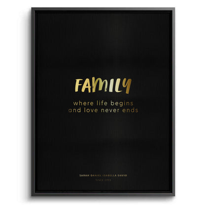 FAMILY - Canvas