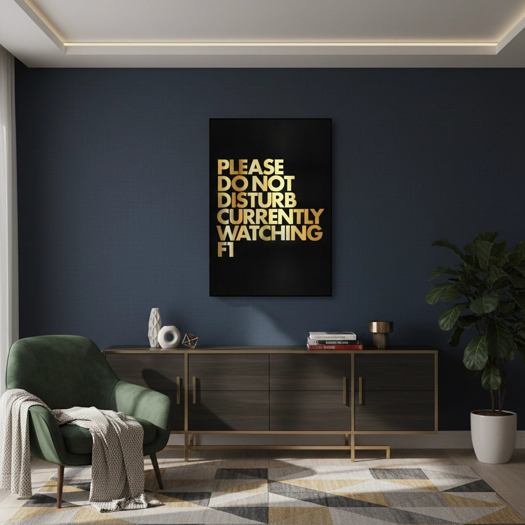 Fan Do Not Disturb - Canvas