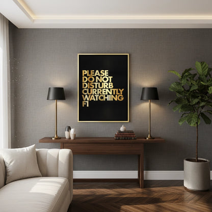 Fan Do Not Disturb - Canvas