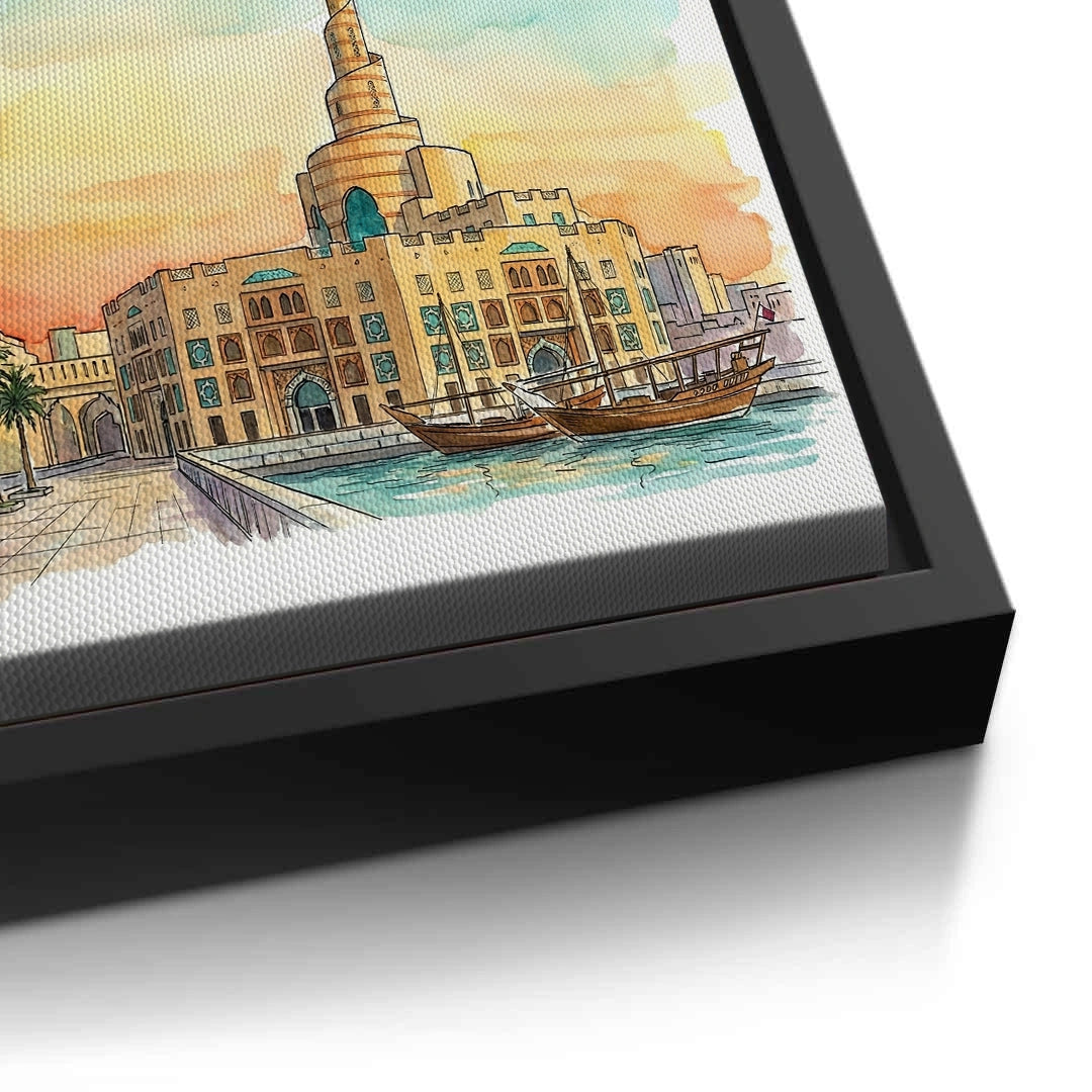 2Fanar Mosque - Canvas