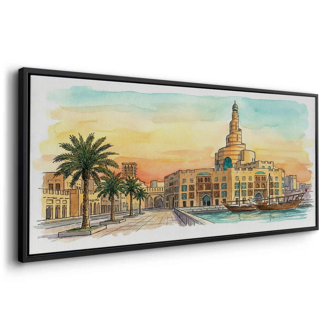 2Fanar Mosque - Canvas