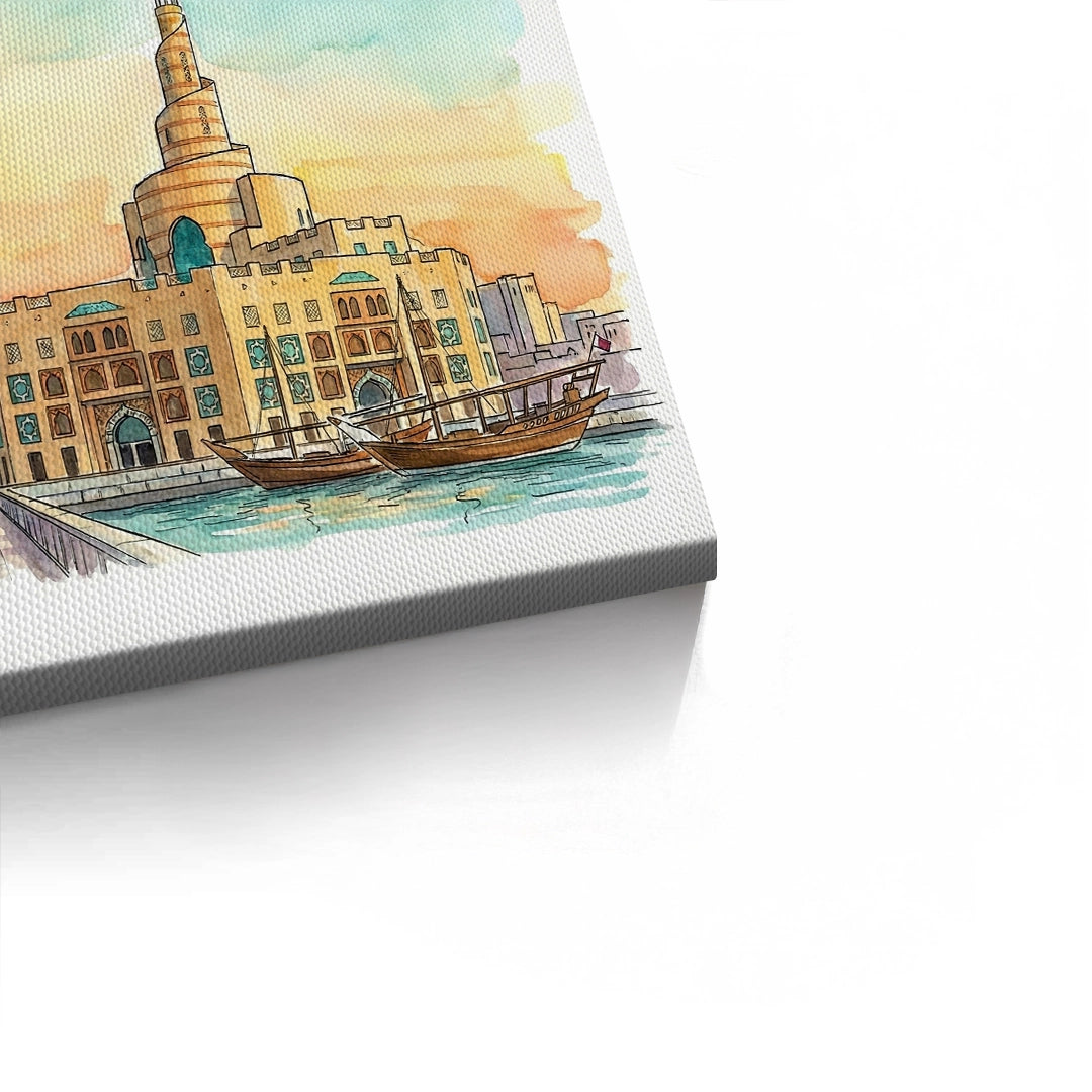 2Fanar Mosque - Canvas