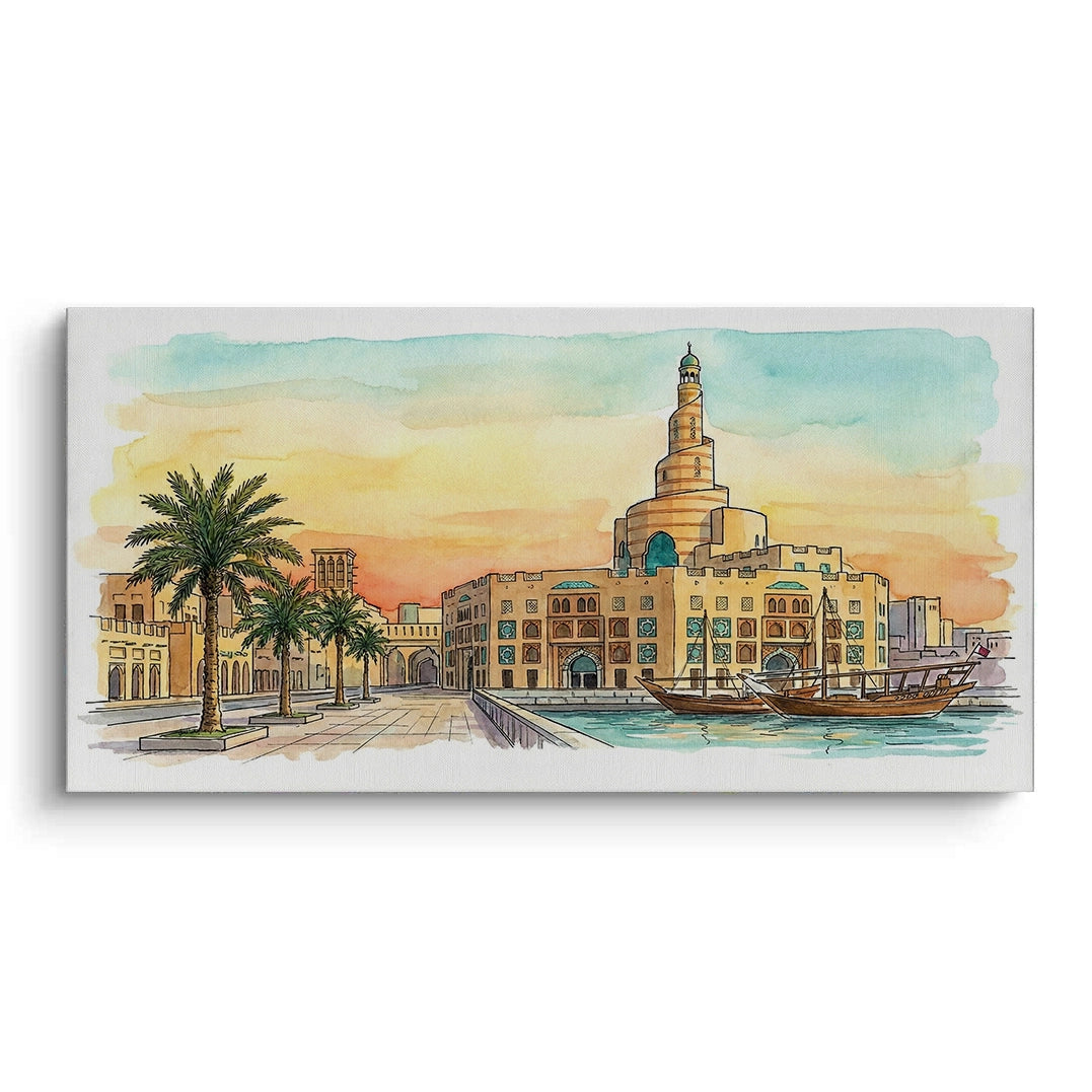 2Fanar Mosque - Canvas