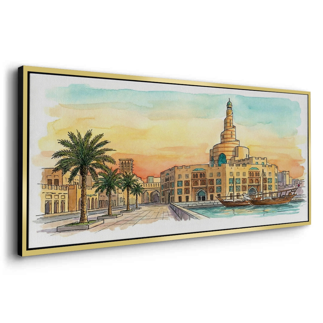 2Fanar Mosque - Canvas