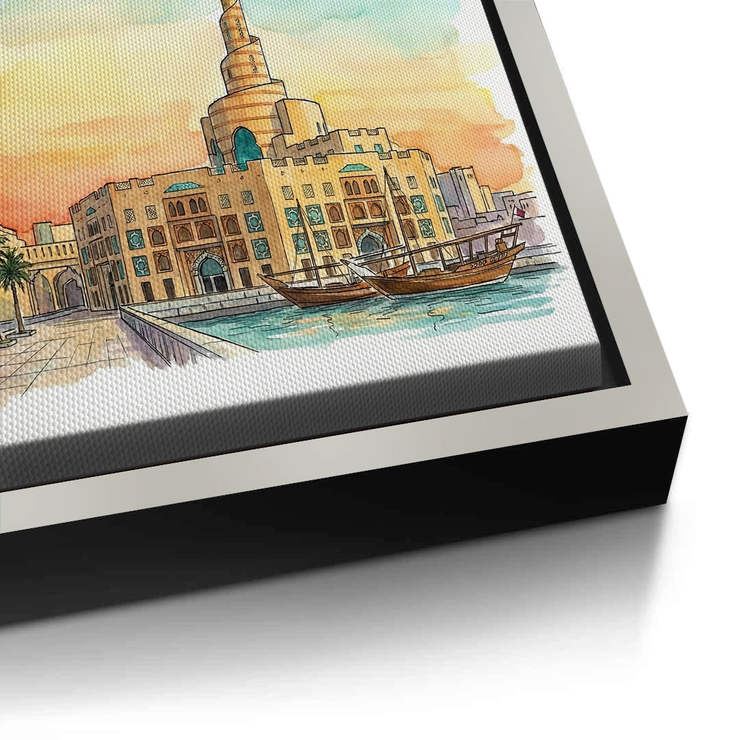 2Fanar Mosque - Canvas