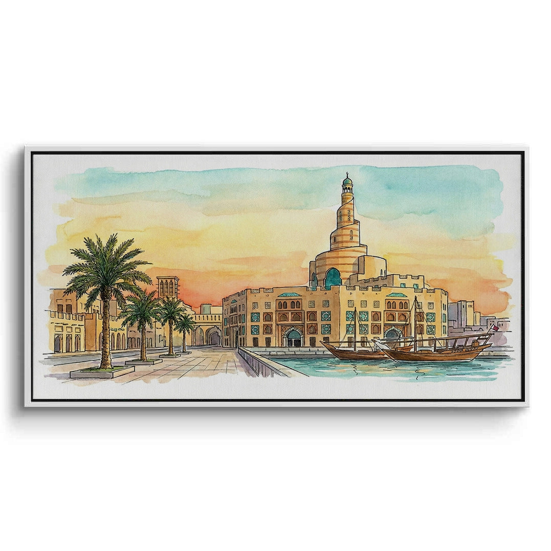 2Fanar Mosque - Canvas