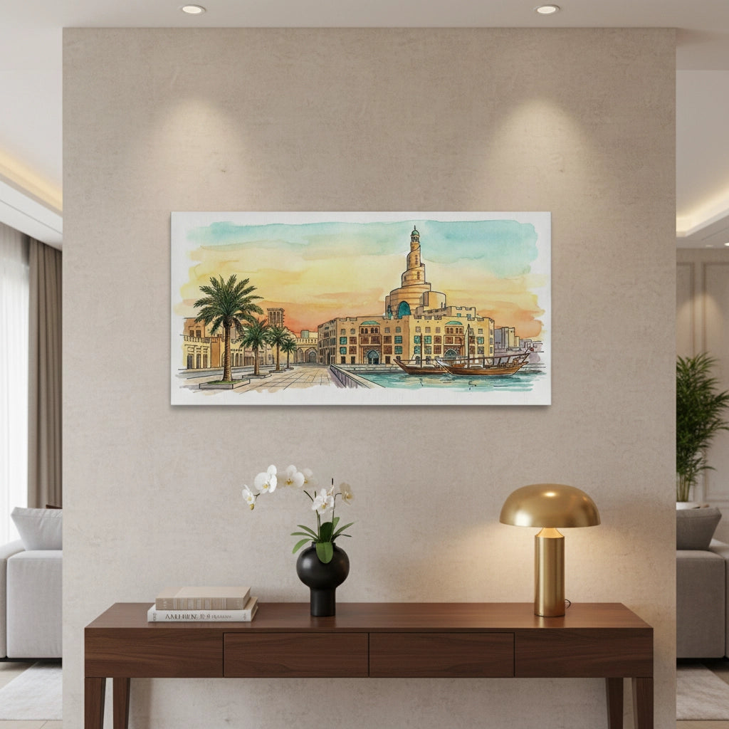 2Fanar Mosque - Canvas