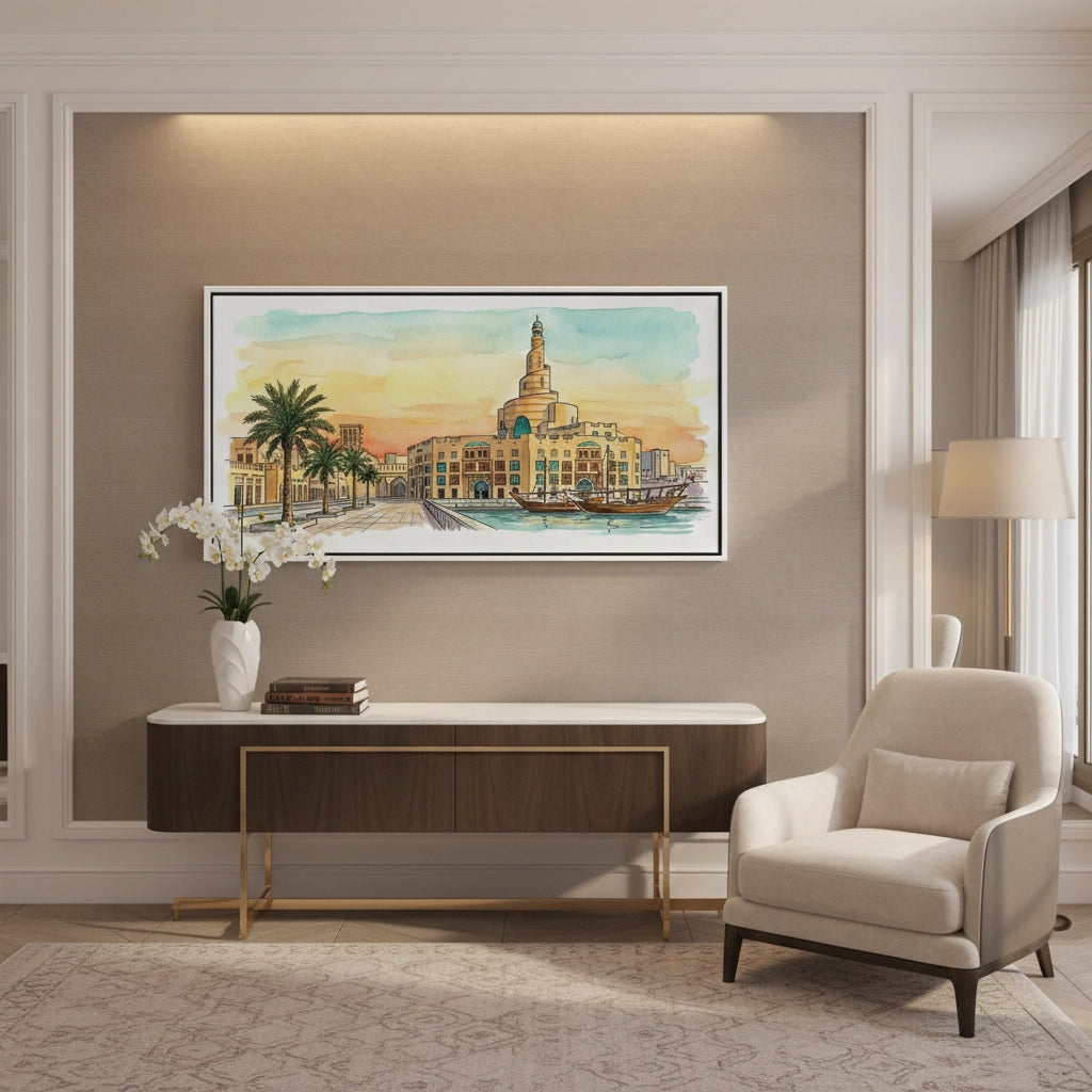 2Fanar Mosque - Canvas