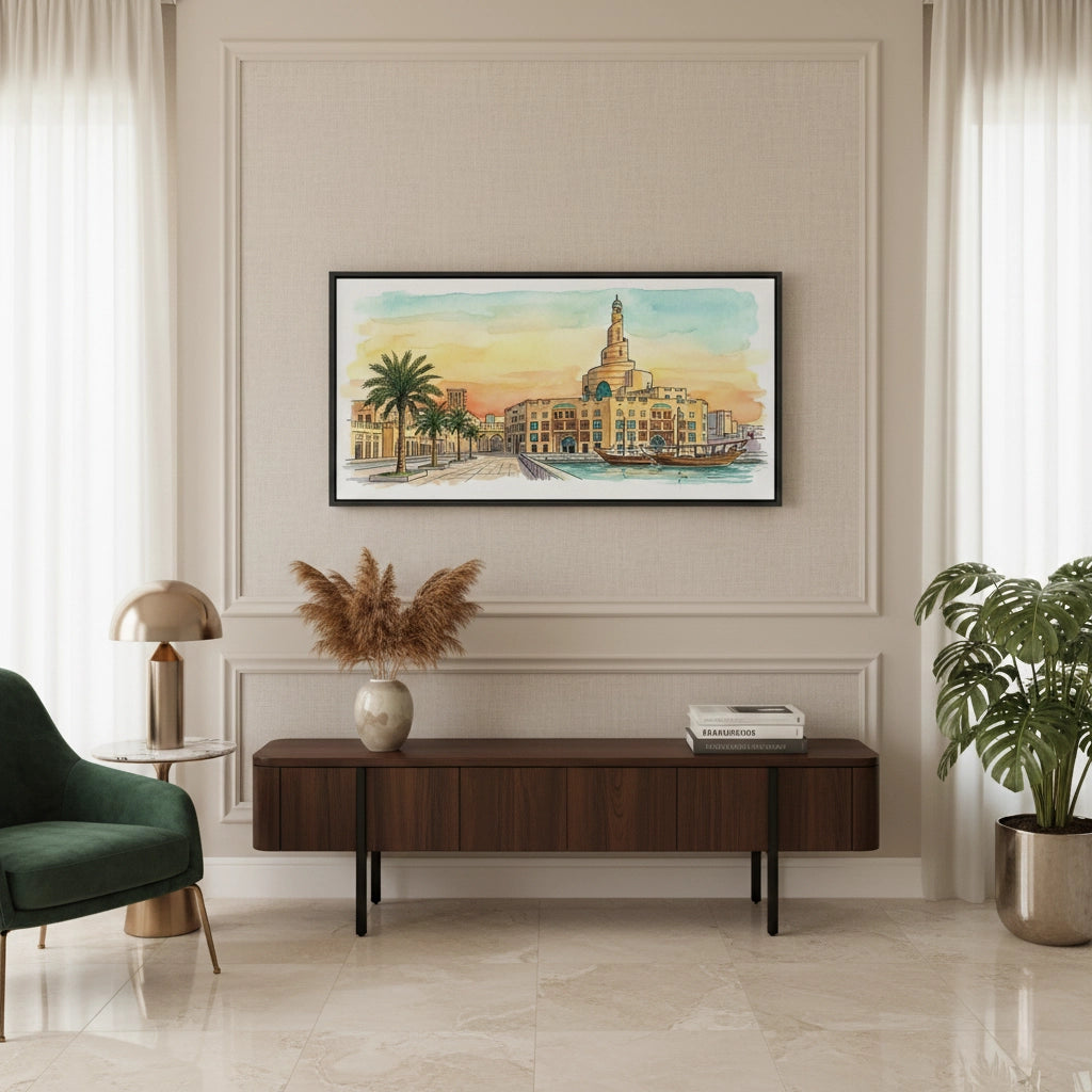 2Fanar Mosque - Canvas