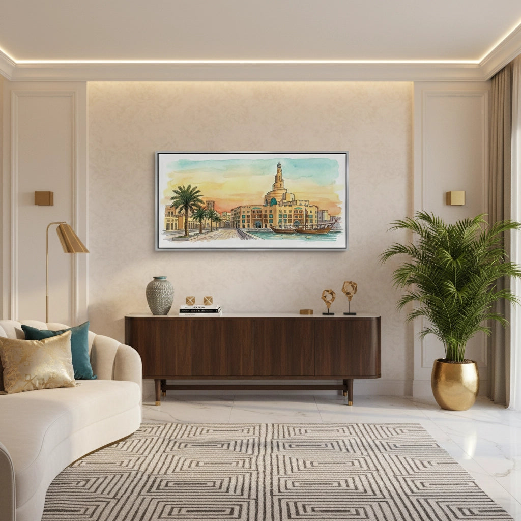 2Fanar Mosque - Canvas