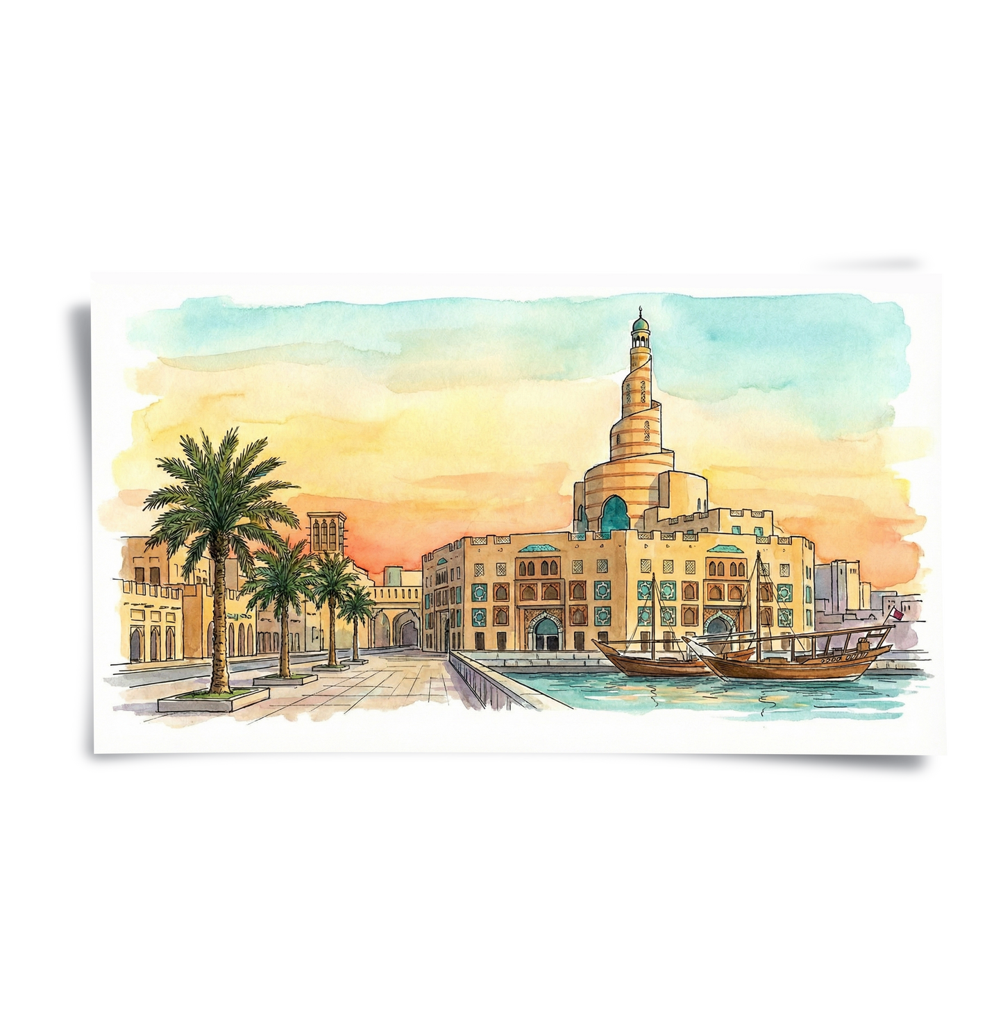 2Fanar Mosque - Poster