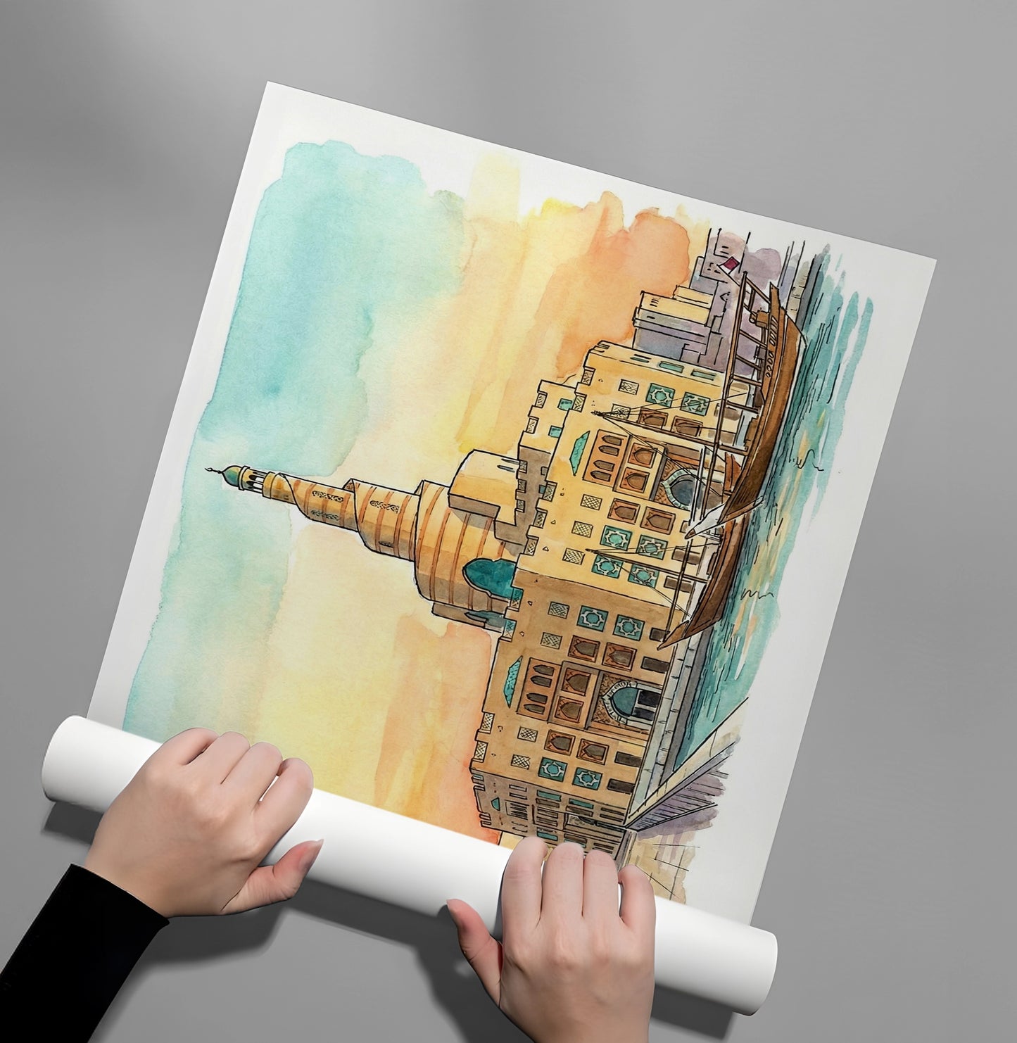 2Fanar Mosque - Poster