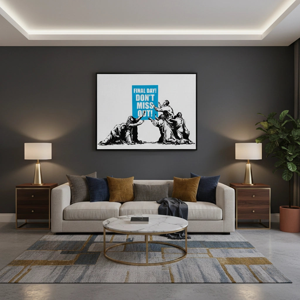 Final Day! Street Art - Canvas