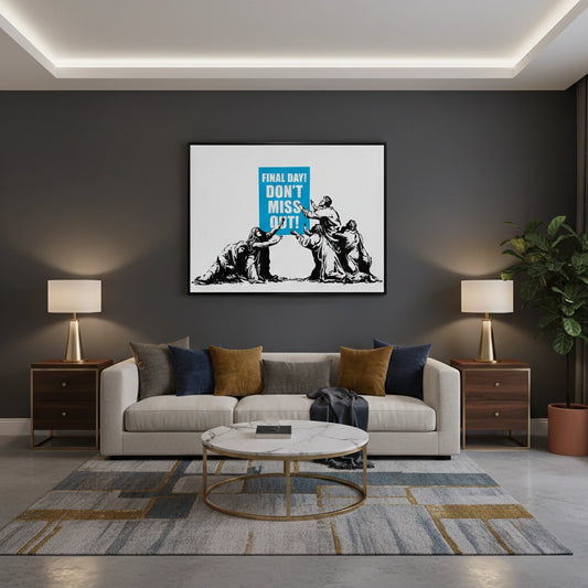 Final Day! Street Art - Canvas