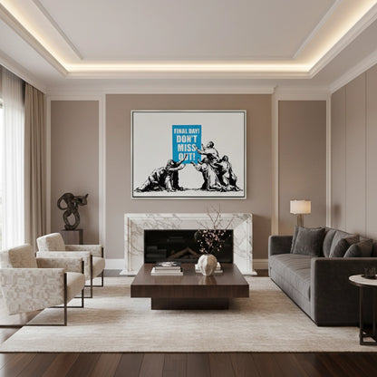 Final Day! Street Art - Canvas