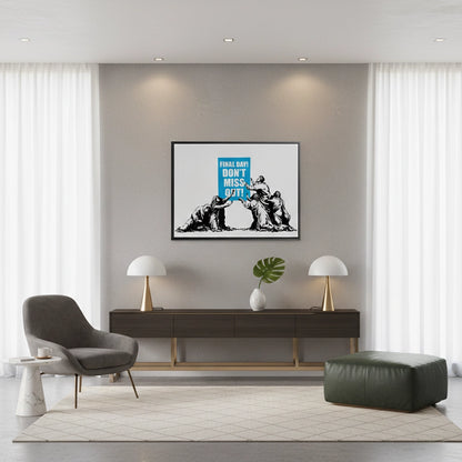 Final Day! Street Art - Canvas