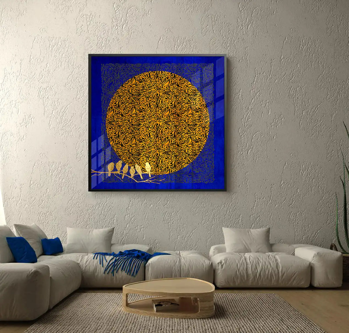 Moon and Flock - Fine Art - Jasmineart.ae