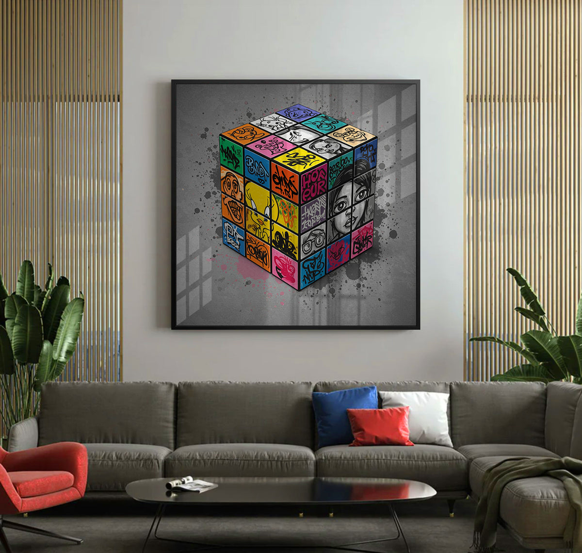 Street Art Puzzle - Fine Art - Jasmineart.ae