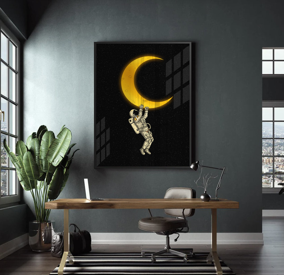 Midnight Orbit - Fine Art - Jasmineart.ae