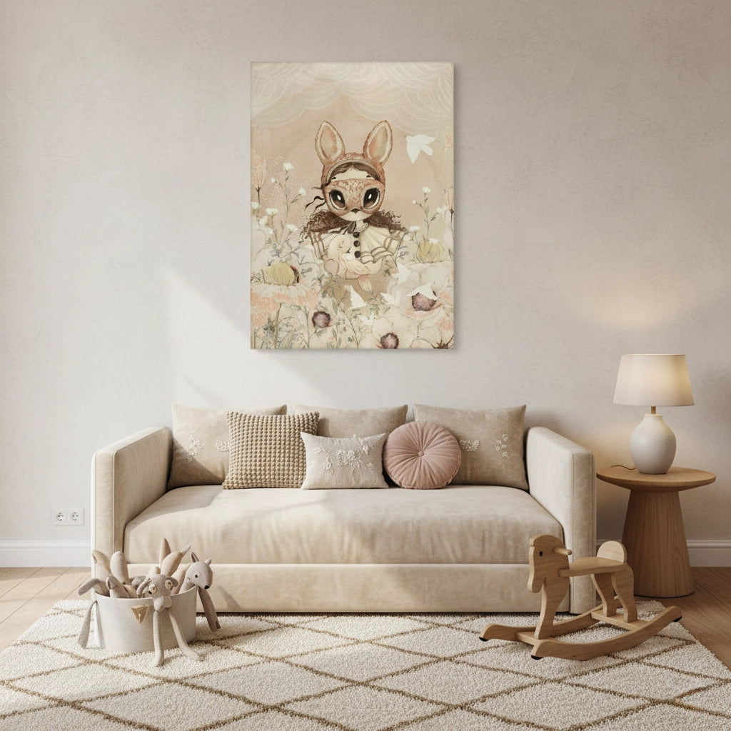 Floral Field Fantasy - Canvas - Jasmineart.ae