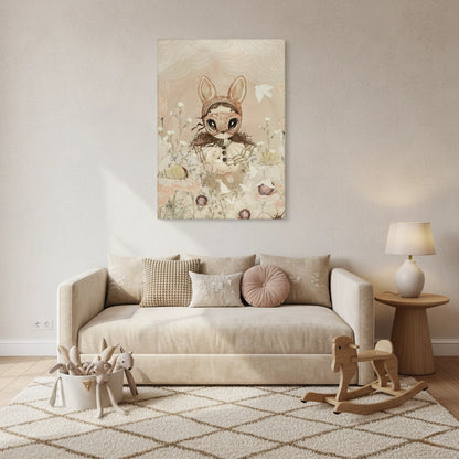 Floral Field Fantasy - Canvas