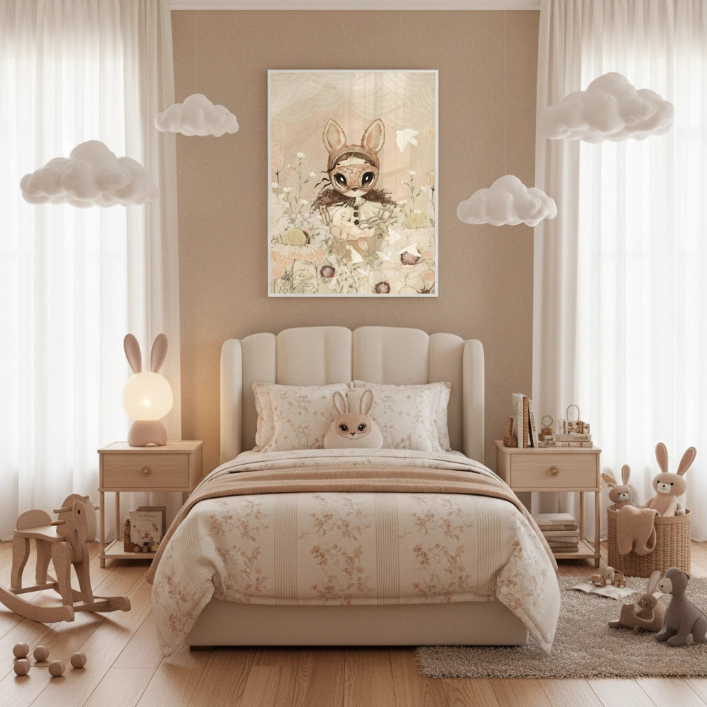 Floral Field Fantasy - Fine Art - Jasmineart.ae