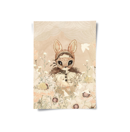 Floral Field Fantasy - Poster