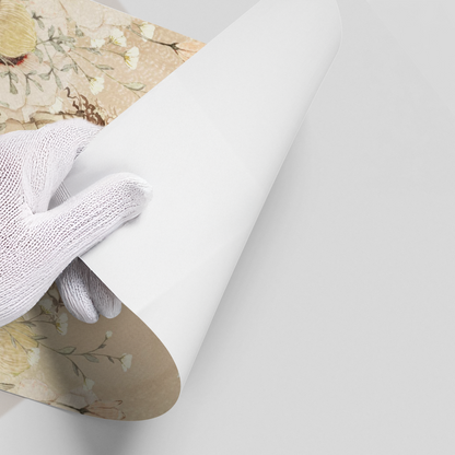 Floral Field Fantasy - Poster