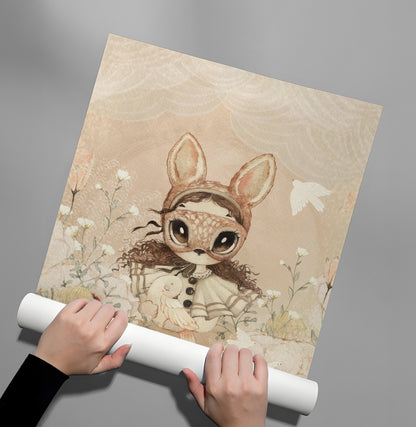 Floral Field Fantasy - Poster