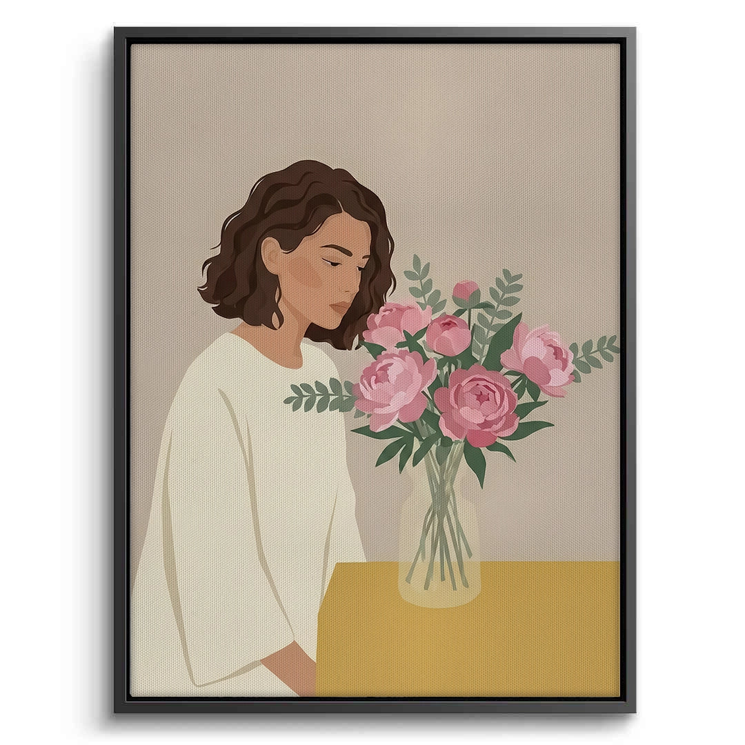 2Floral Serenity - Canvas