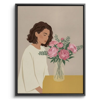 Floral Serenity - Canvas