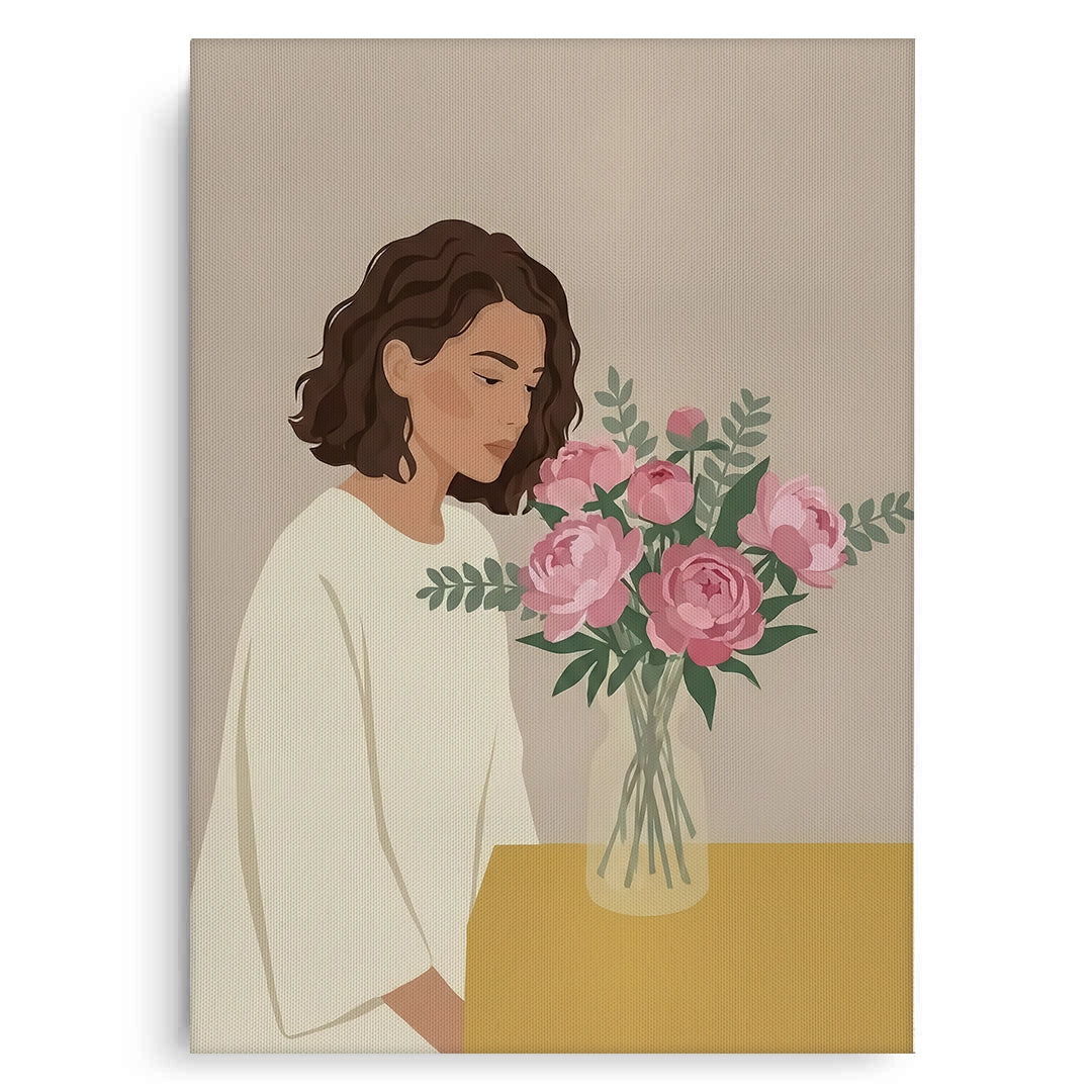 2Floral Serenity - Canvas