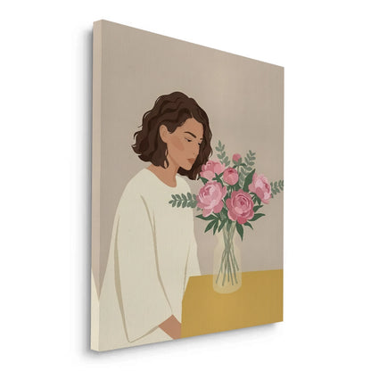Floral Serenity - Canvas