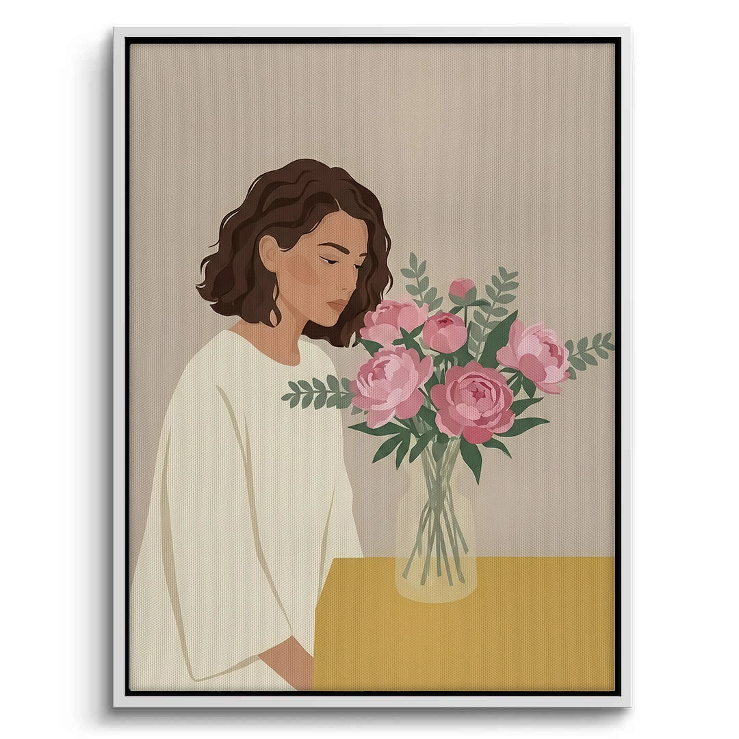 2Floral Serenity - Canvas