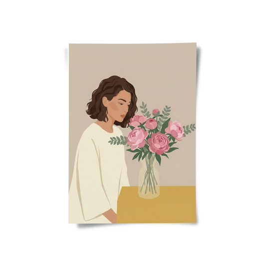 Floral Serenity - Poster