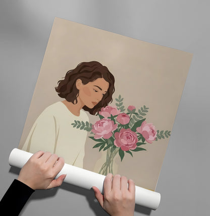 Floral Serenity - Poster