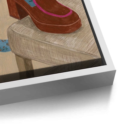 Floral Socks - Canvas