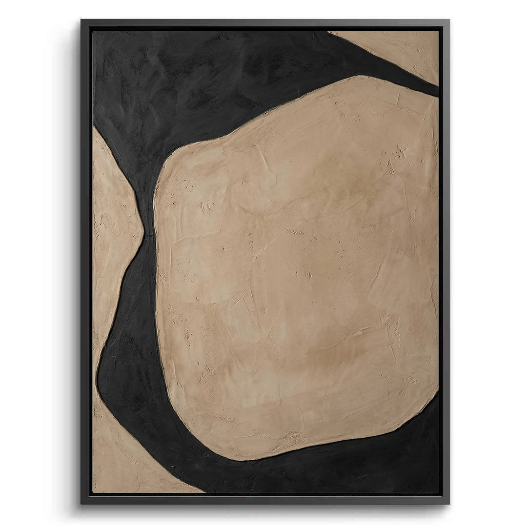 Fluid Stone abstract wall art with flowing stone textures for UAE home décor
