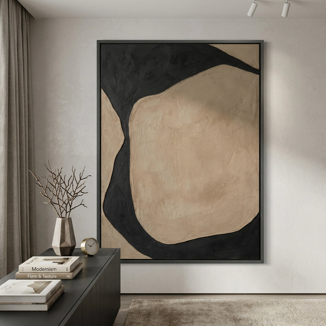 Modern Fluid Stone artwork featuring smooth organic patterns for luxury UAE interiors