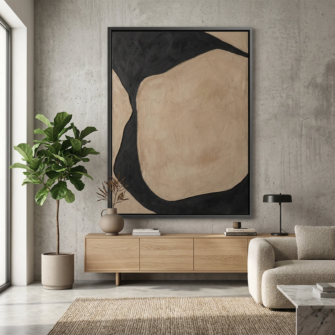 Abstract Fluid Stone canvas with natural stone-inspired textures and contemporary style