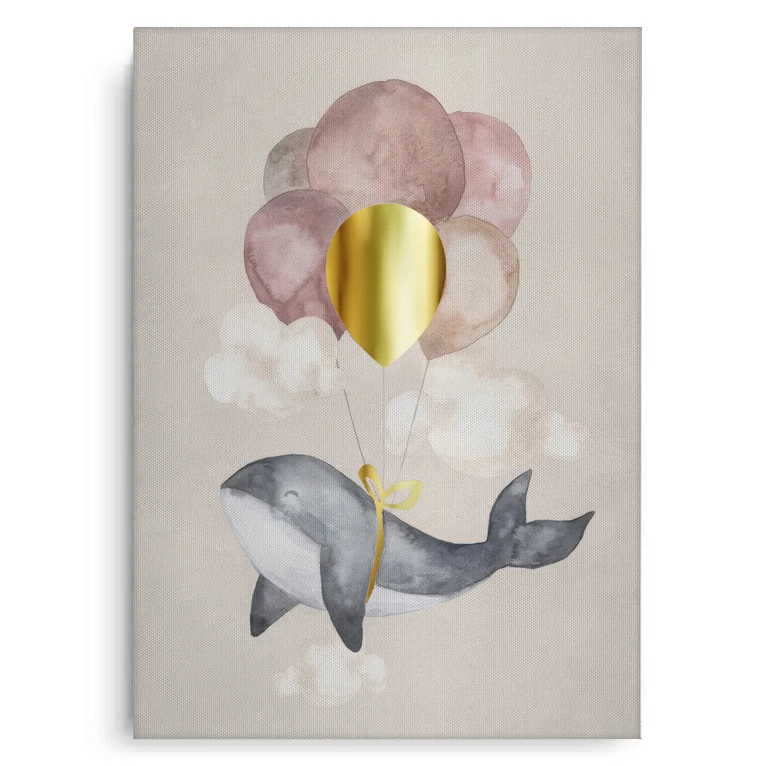 2Flying Whale- Canvas