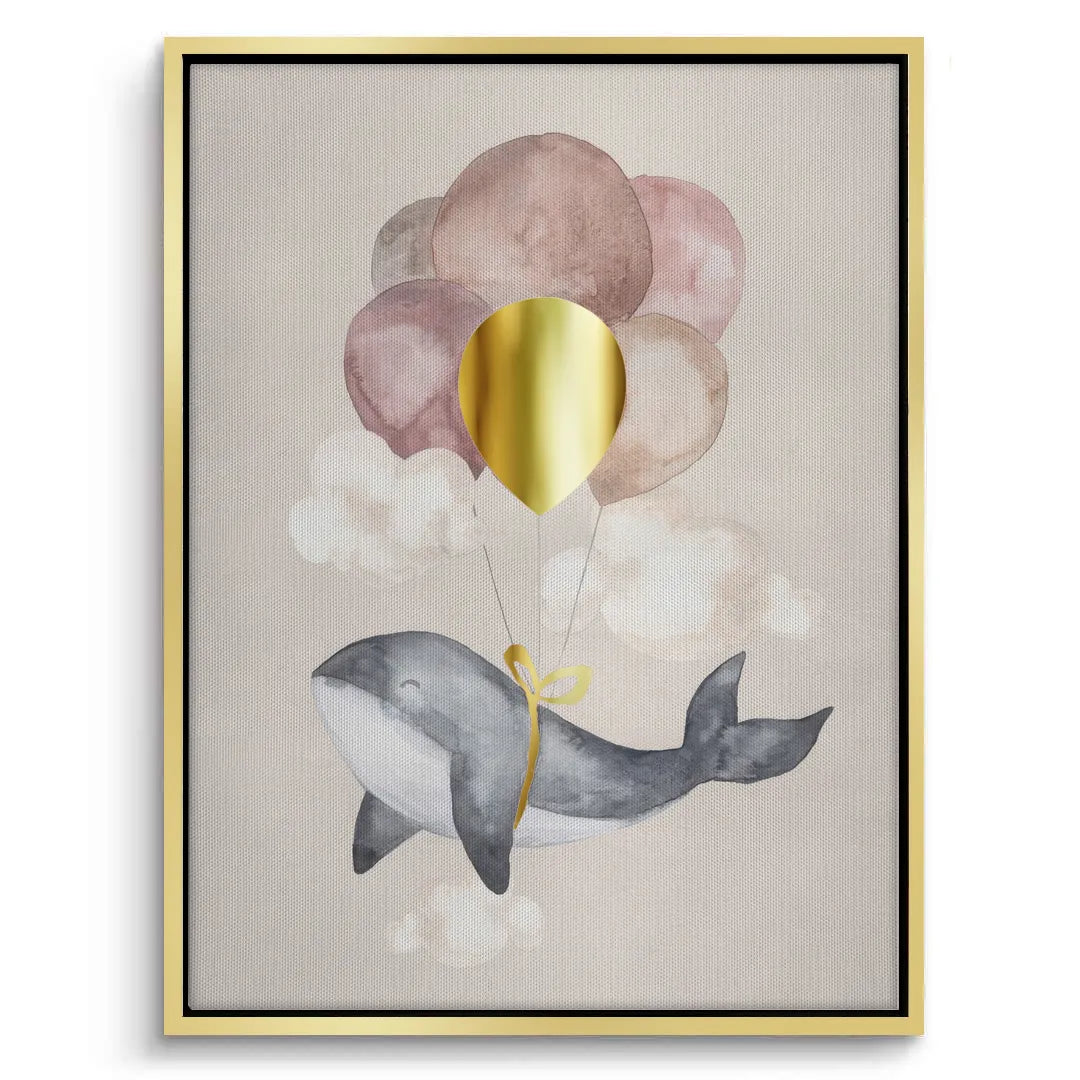 2Flying Whale- Canvas