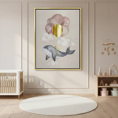Flying Whale- Canvas