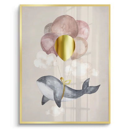 Flying Whale - Fine Art