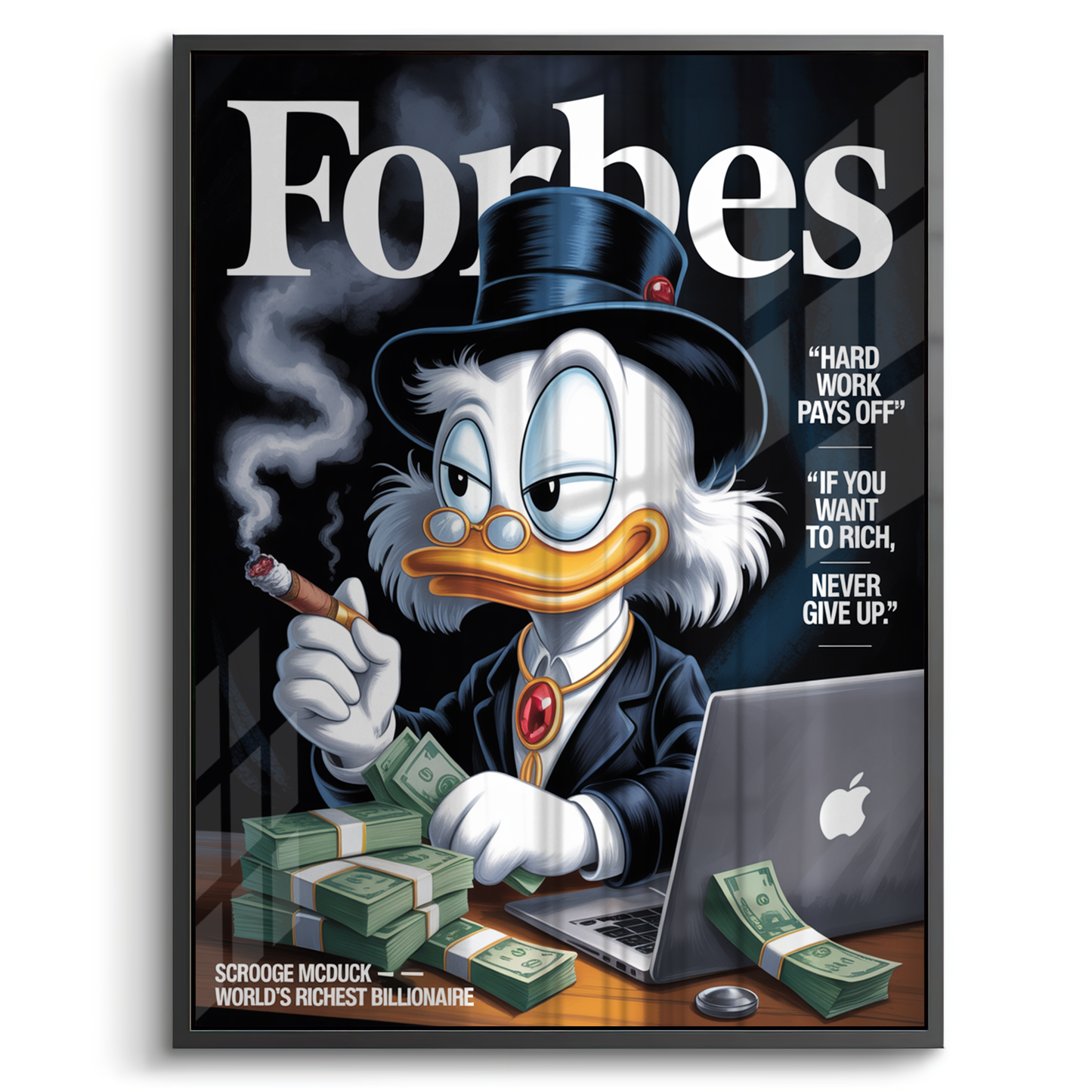 2Forbes Scrooge McDuck - Acrylic